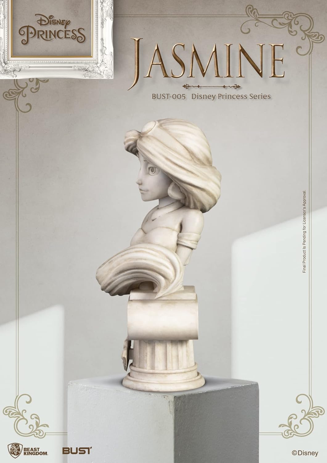 Beast Kingdom - Disney Princess Serie Bust-005 Jasmin PVC Büste