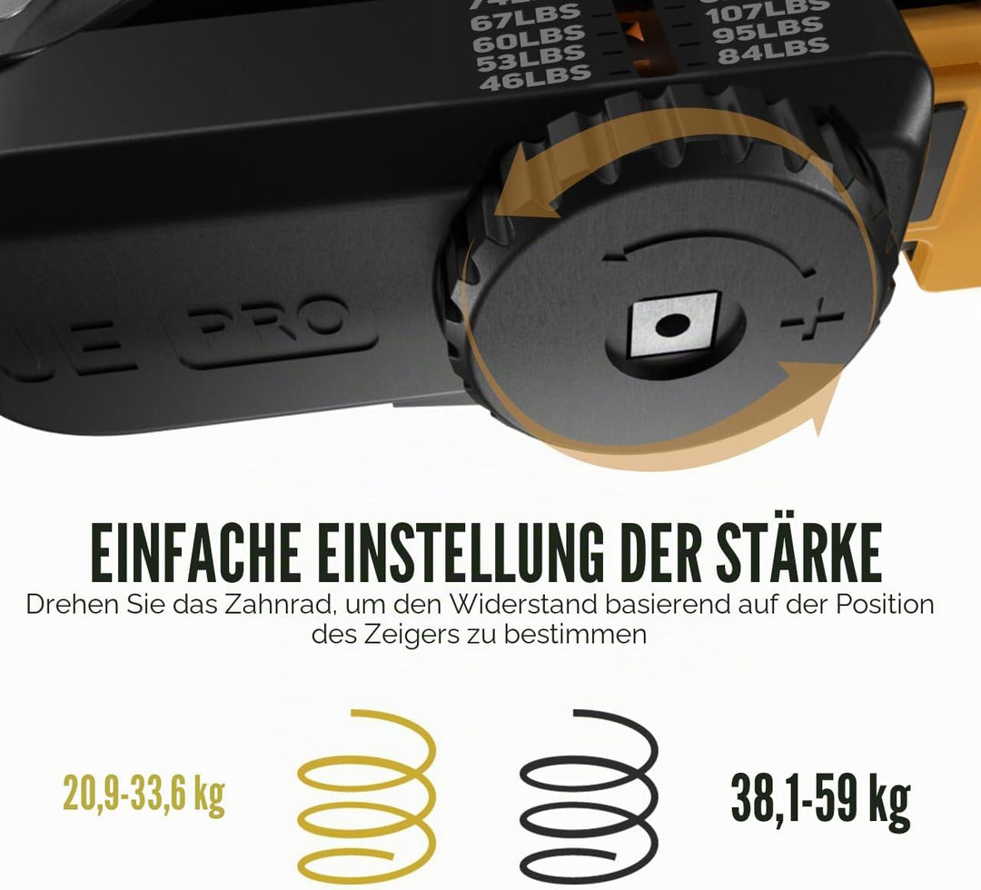 HUGEOAKS Kiefertrainer, Einstellbarer Widerstand, 46-130 LBS, Kiefer-, Gesichts- und Nackentrainer,