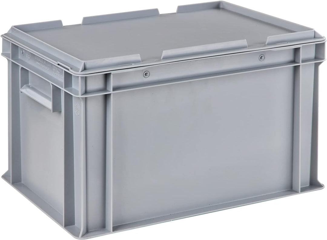 Eurobox mit Deckel 400x300x235mm | Aufbewahrungsbox, Box, Kunststoffbox, Lagerbox, Regalbox