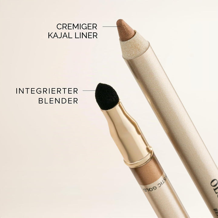 OGB Creamy Eyeliner Mystic Gold - Wasserfester Eyeliner-Stift, sanft gleitend, 16 Stunden Halt, wisc