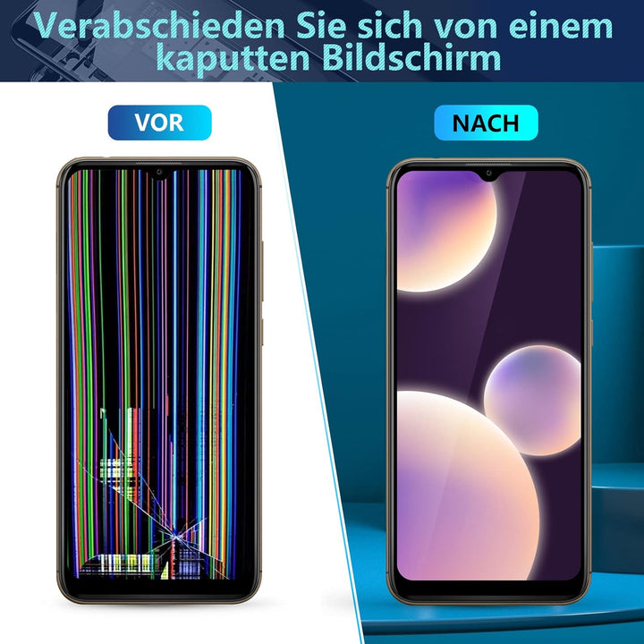 RongZy für Wiko View4 W-V830 LCD Bildschirmersatz für View4 Lite W-V730 Touchscreen Digitalisierer D