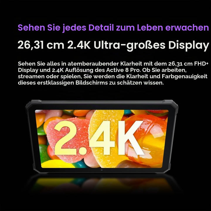 Blackview Active 8 Pro Outdoor Tablet, 22000mAh Akku, 10.36&