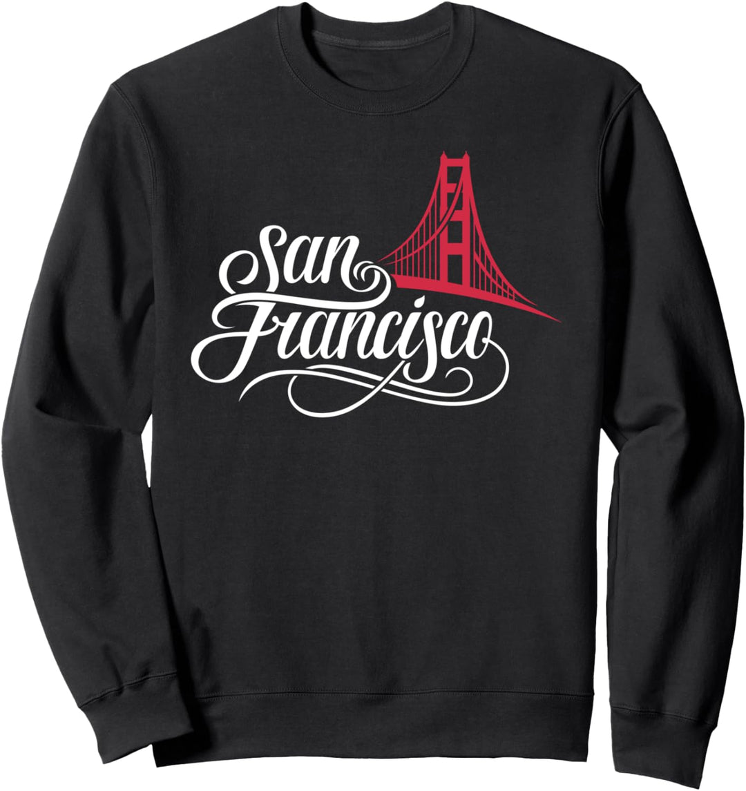 San Francisco Golden Gate Bridge Kalifornien 415 Bay Area Sweatshirt