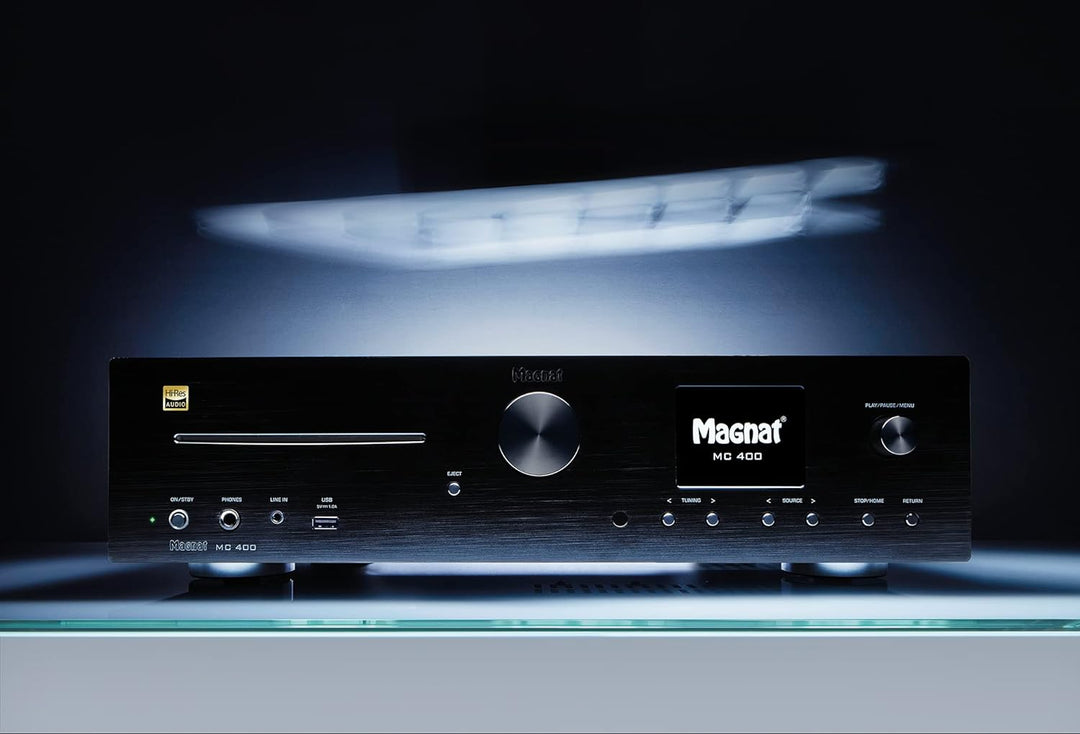 MC 400, Kompakter High-End Stereo Netzwerk/CD/DAB/FM-Receiver mit 200 Watt Maximal-Ausgangsleistung