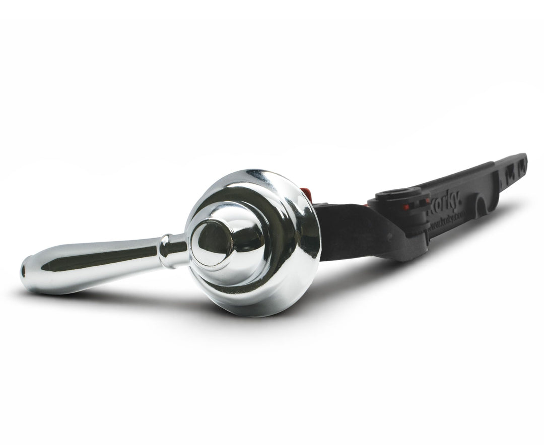 Korky 6051BP Strongarm Tank Lever Universal to Fit Front Angled Side Left and Right Mount Toilets, 1
