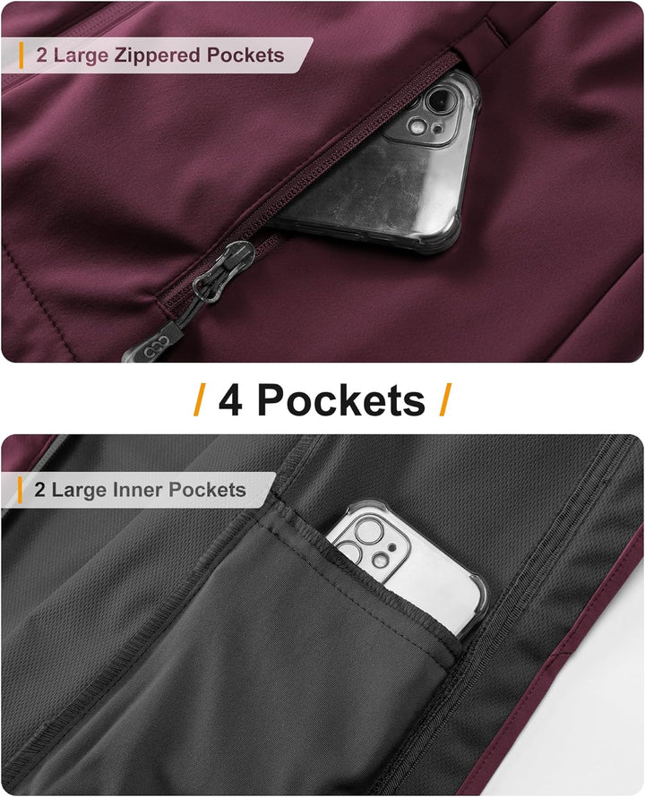 33,000ft Damen Softshelljacke Wasserdichte Winddichte Funktionsjacke Atmungsaktive Übergangsjacke Le