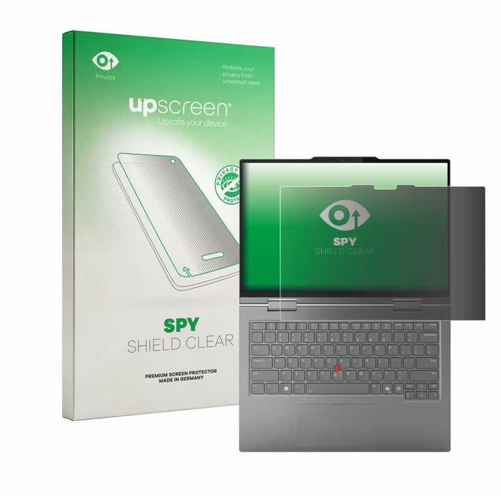 upscreen Anti-Spy Blickschutzfolie für Lenovo ThinkPad X1 2-in-1 Gen 10 14" Made in Germany, Privacy