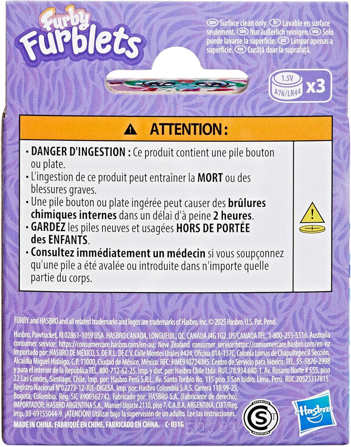Furby Furblets PEP-Mint Minispielzeug aus Plüsch