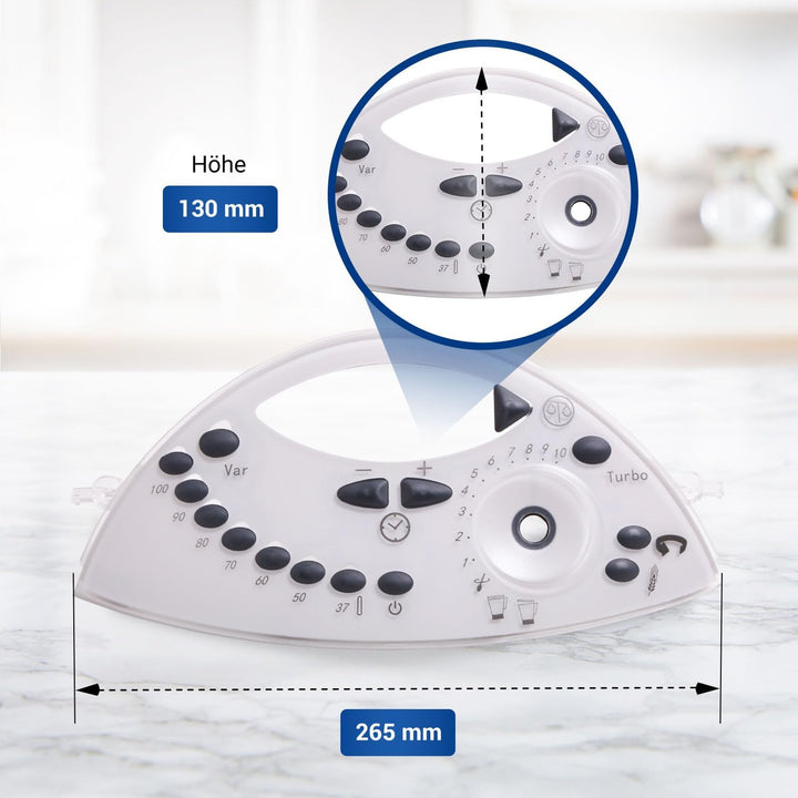 VIOKS Frontabdeckung Tastaturmaske für Vorwerk Thermomix TM31 / Thermomix TM31 Ersatzteile/Vorwerk T