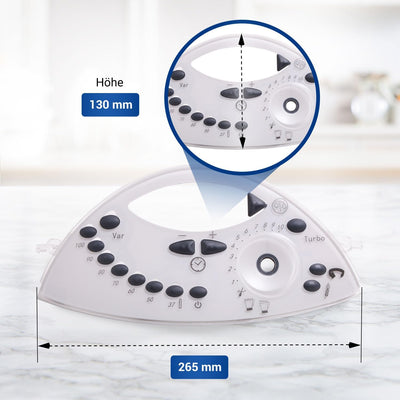 VIOKS Frontabdeckung Tastaturmaske für Vorwerk Thermomix TM31 / Thermomix TM31 Ersatzteile/Vorwerk T