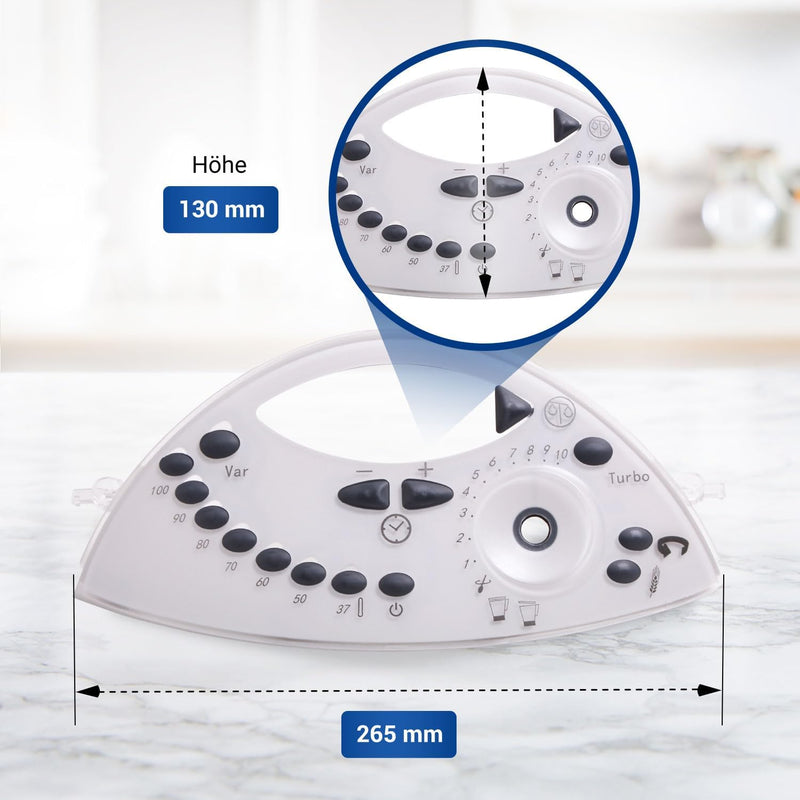 VIOKS Frontabdeckung Tastaturmaske für Vorwerk Thermomix TM31 / Thermomix TM31 Ersatzteile/Vorwerk T