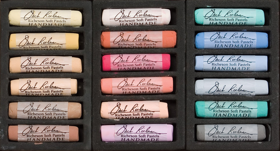 Jack Richeson Riches on Signature Set 18 Stück Portrait Handarbeit Soft Pastellkreide
