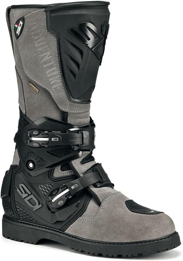 Sidi Adventure 2 Gore-tex Herren Motorradstiefel 44 EU Grau, 44 EU Grau