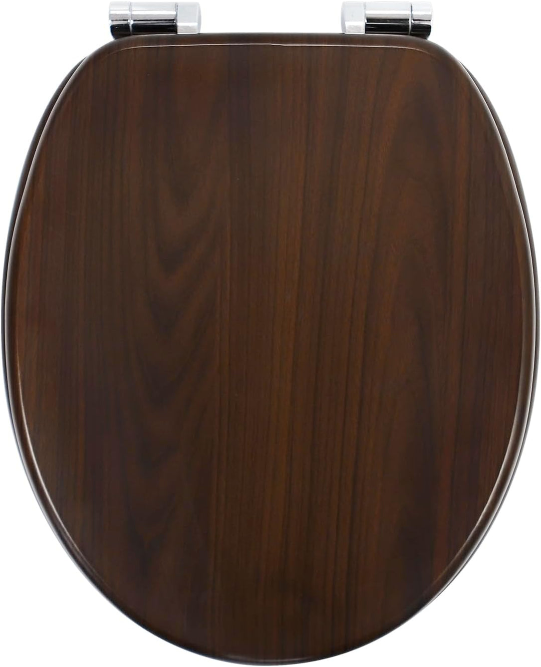 WC Sitz mit Absenkautomatik, hochwertiger Toilettendeckel aus MDF Holz, Einfache Montage Stabiler Kl