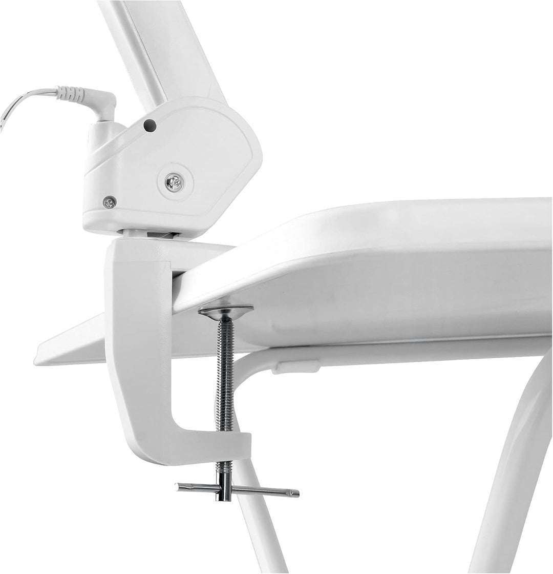 Showlite LL-6095D-Pro LED Lupenleuchte 9W 3/5 Dioptrien (Lupenlampe, dimmbar, 127 mm Linse, 60 SMD L
