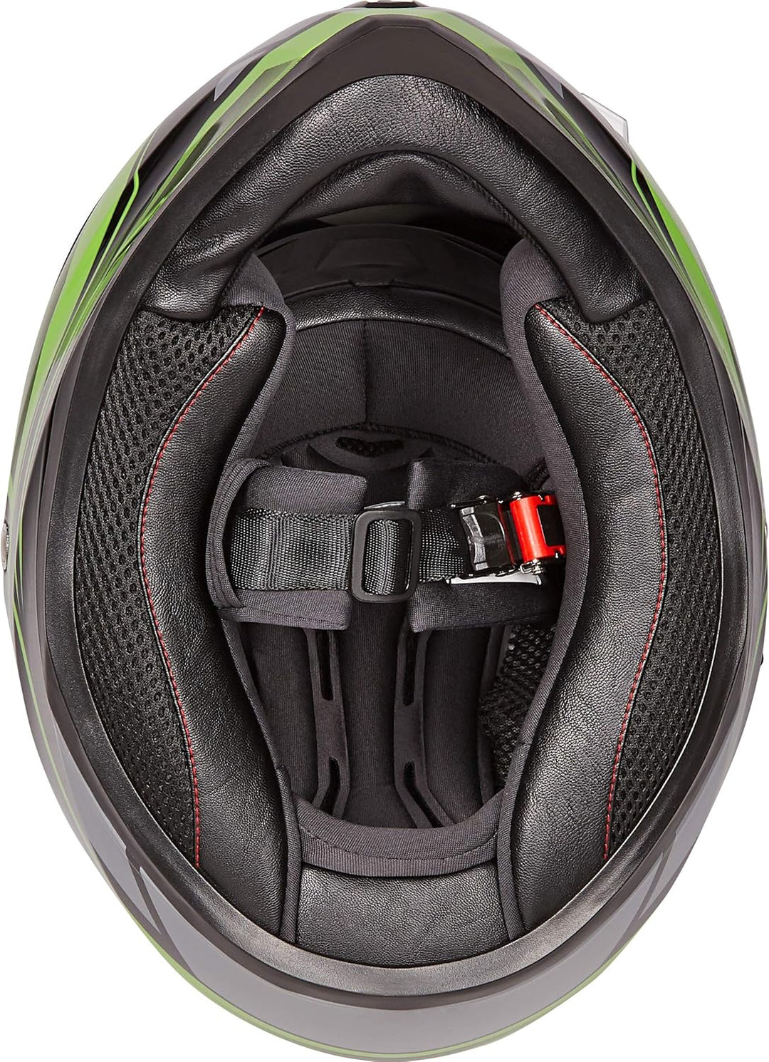 Nexo Integralhelm Sport II - Kratzfeste Visierung - Thermoplast - Belüftung Grün L, Grün L