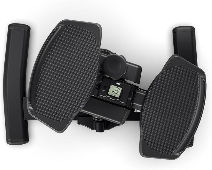 HOP Sport® Mini Stepper für Zuhause HS-060S, Swing & Twist Stepper, Hometrainer für Bein-, Arm- & Po
