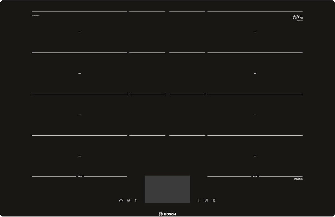 Bosch Hausgeräte PXY801KW1E Serie 8 Smartes Induktionskochfeld (autark), 80 cm breit, FlexInduction