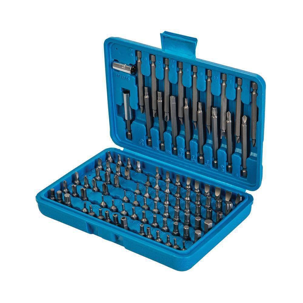 Silverline 633662 Sicherheitsbits, 98-tlg. Satz 1/4-Zoll-Sechskant