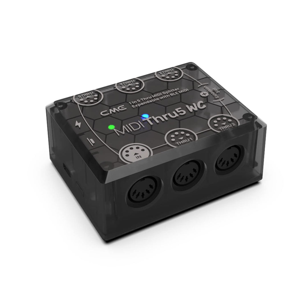 CME MIDI Thru5 WC - 1-in-5-out MIDI Interface - High-Speed MIDI Thru für die Übertragung aller MIDI-
