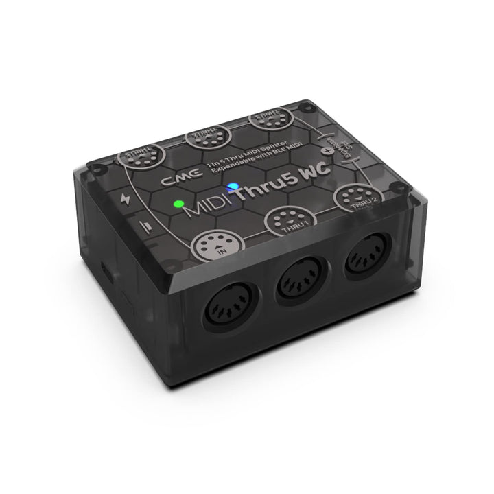 CME MIDI Thru5 WC - 1-in-5-out MIDI Interface - High-Speed MIDI Thru für die Übertragung aller MIDI-