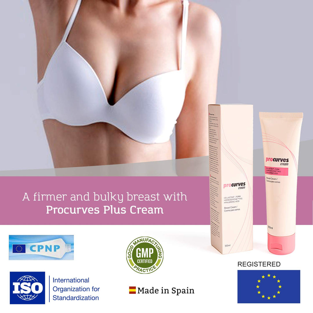 Brustvergrösserung - 2 Procurves Cream: Creme zur natürlichen Vergrösserung