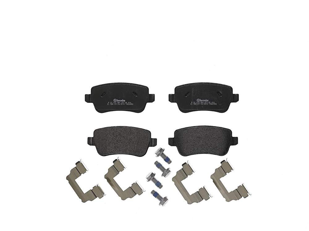 Brembo P 23 102 Bremsbelagsatz, Scheibenbremse - (4-teilig)