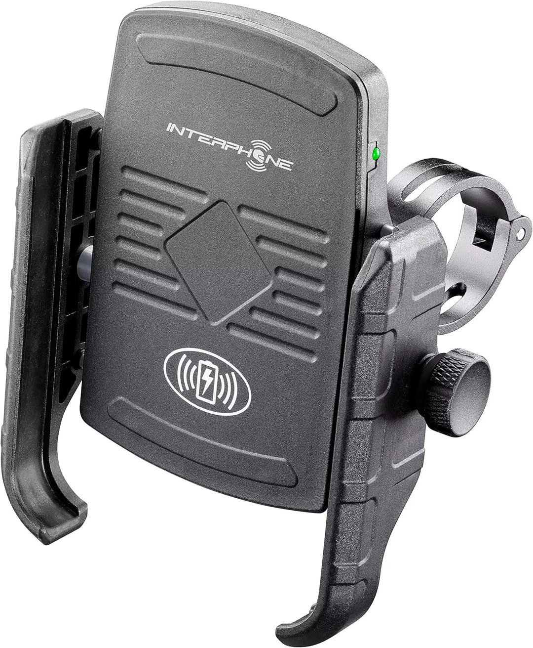 Interphone Cellularline SMMOTOWIRELESS | Moto Crab Wireless Smartphone Lade-Halterung, CRAB WIRELESS