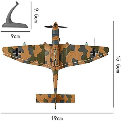 LESES 1:72 Deutschland Junkers Ju 87 Fighter Attack Plane Metal Fighter Militärmodell Diecast Plane