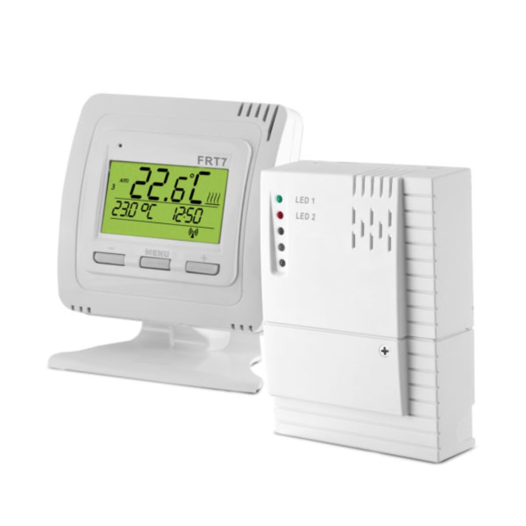 Elektrobock EOB FRT7B2 übersichtliches Display mit Hintergrundbeleuchtung, Weiss,