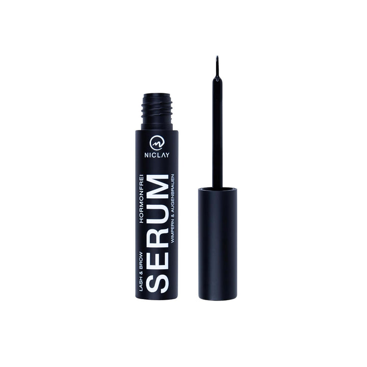 NICLAY hormonfreies Wimpern- &amp; Augenbrauenserum – Lash Serum, Brow Booster, Veganes Wimpernserum für