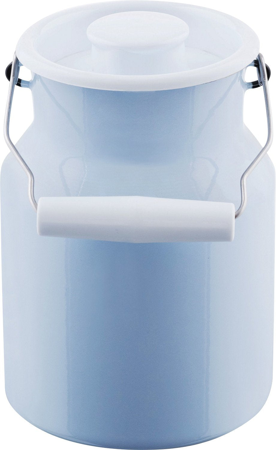 Riess, 0506-006, Milchkanne mit Deckel 1.50 L, CLASSIC - BUNT/PASTELL, Farbe Pastell-Blau, Durchmess