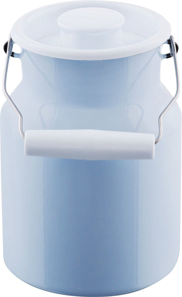 Riess, 0506-006, Milchkanne mit Deckel 1.50 L, CLASSIC - BUNT/PASTELL, Farbe Pastell-Blau, Durchmess