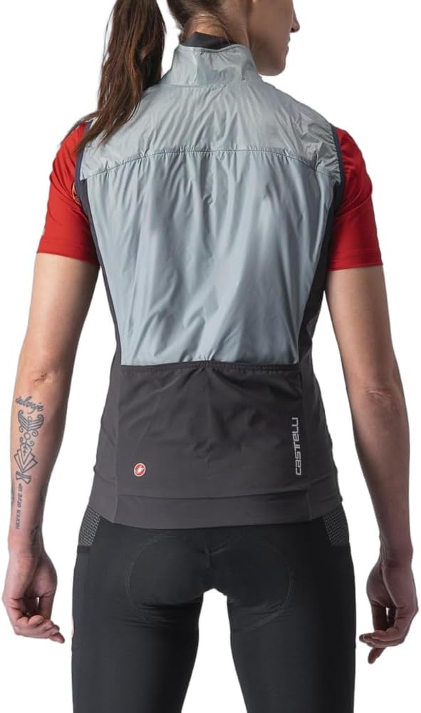 CASTELLI Damen Unlimited W Puffy Vest Sports vest M Eisverteidiger/Silbergrau, M Eisverteidiger/Silb