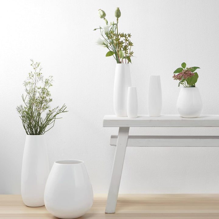 ASA Vase, Keramik, weiss, 60x23x60 cm 60x23x60 cm Weiss, 60x23x60 cm Weiss