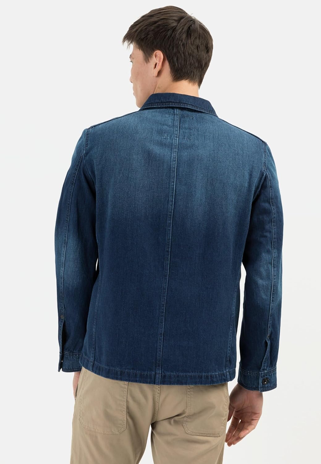 camel active Herren Lässiger Blazer 442035/7i03 60 Indigo, 60 Indigo