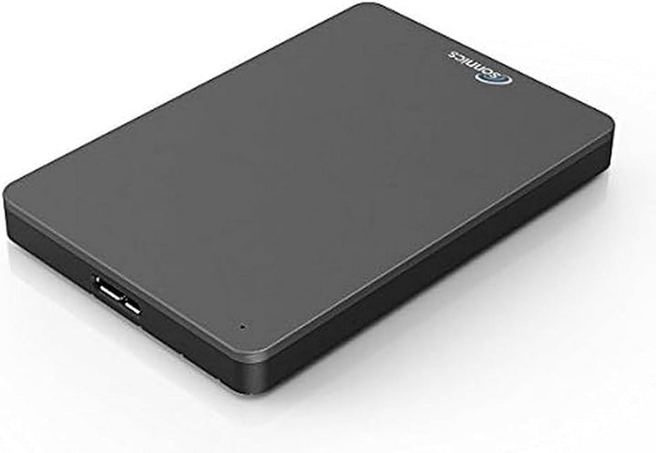 Sonnics 500GB Dunkelgrau Externe tragbare Festplatte USB 3.0 super schnelle Übertragungsgeschwindigk