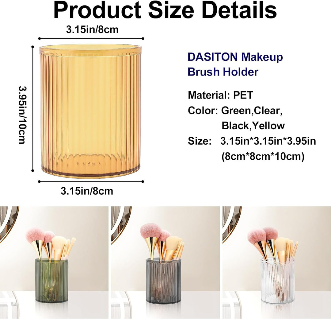 DASITON Make Up Kosmetik Organizer, Acryl Make Up Pinsel Organizer Pinselhalter Kosmetik Aufbewahrun