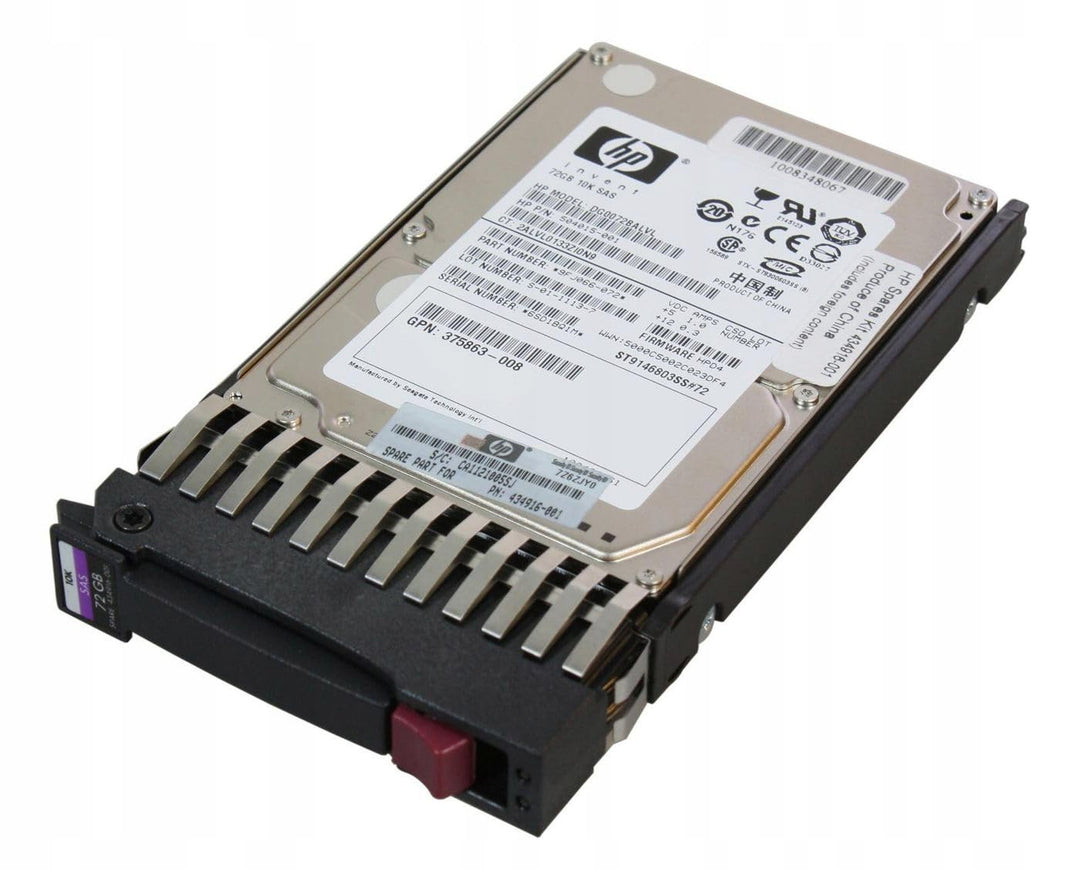 HP 72GB HDD hot Plug SAS SP G2, 434916-001