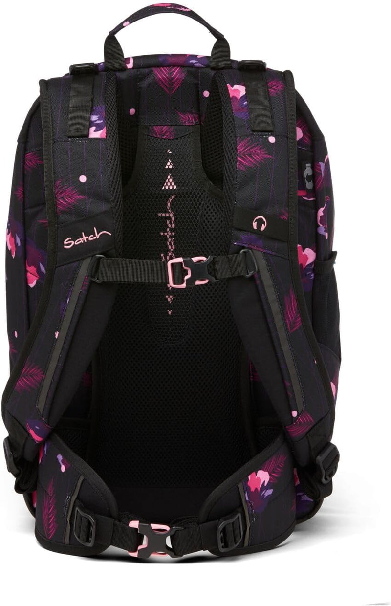 satch Air Schulrucksack Set 3tlg. inkl. Schlamperbox und Sporttasche Mystic Nights, Mystic Nights