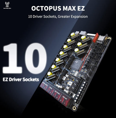 BIGTREETECH Octopus Max EZ V1.0 Steuerplatine 32 Bit Neues Upgrade Octopus Pro Motherboard, kompatib