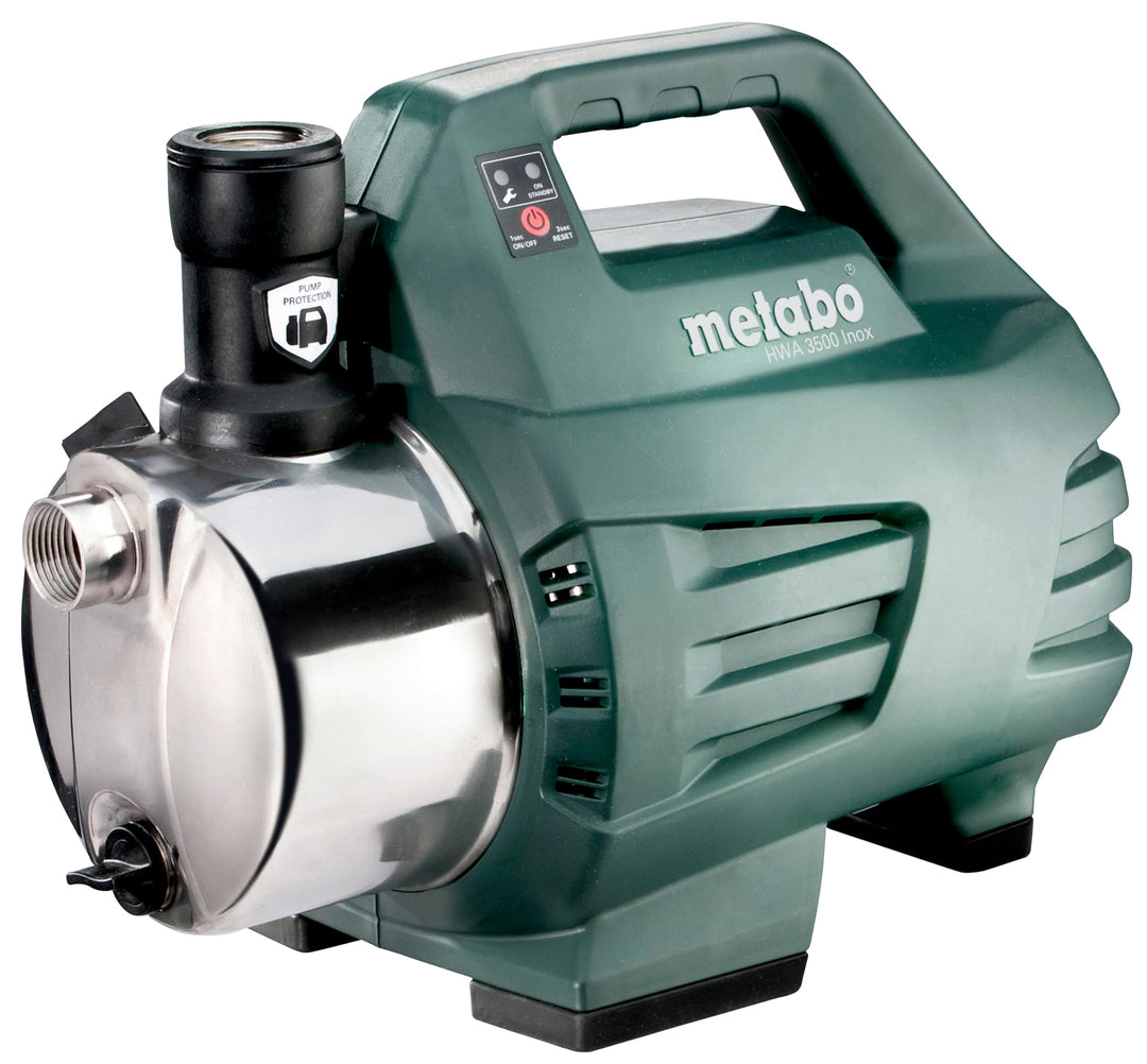 Metabo Hauswasserautomat HWA 3500 Inox (600978000) Karton, Nennaufnahmeleistung: 1100 W, Max. Förder
