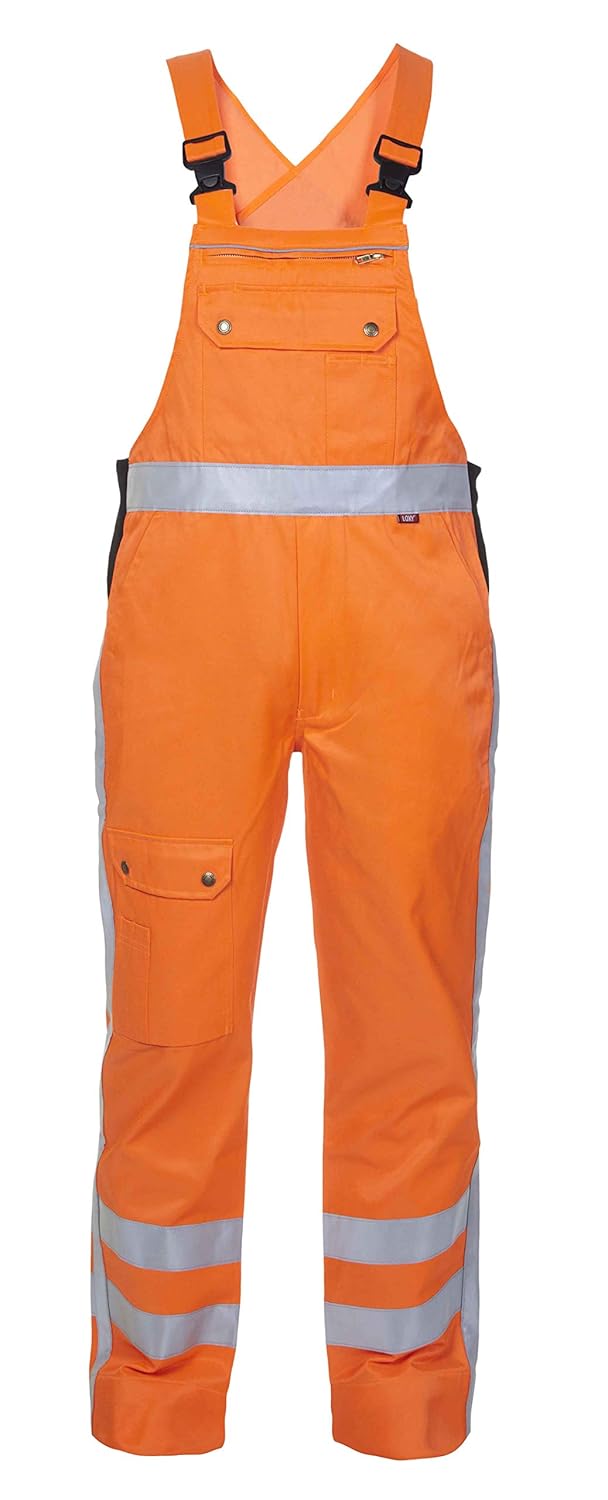 EN 471-RWS Bib and Brace, orange 50 Neonorange, 50 Neonorange