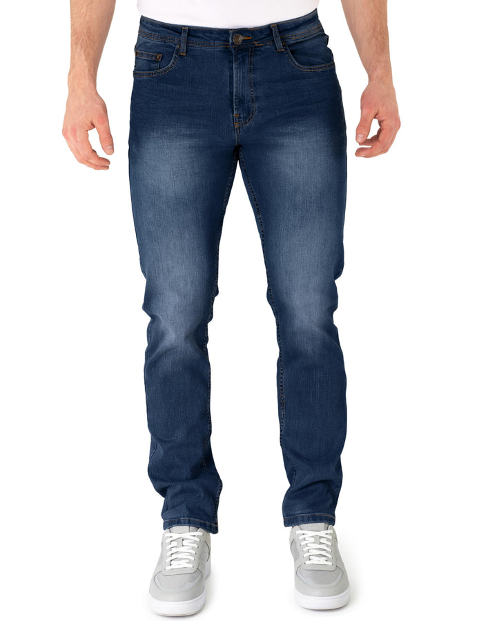 BARBONS Herren Jeans - Bügelleicht - Regular-Fit Stretch - Business Freizeit - Hochwertige Jeans-Hos