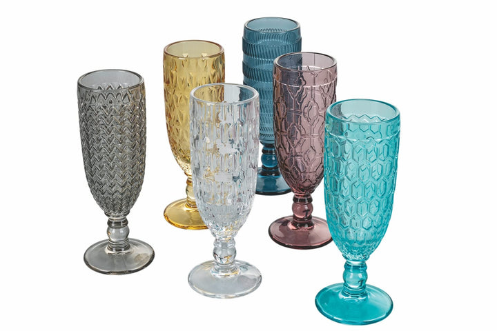 Villa d'Este Home Tivoli 5908085 Geometrie Set 6 Glasscheiben