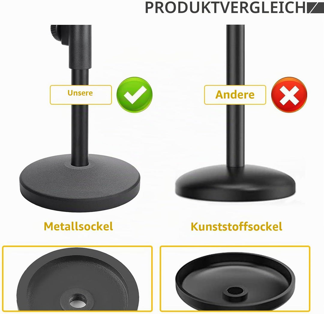AT2020 Mikrofonständer mit Shock Mount für Audio Technica AT2020V AT2020USB+ AT2035 ATR2500X Kondens