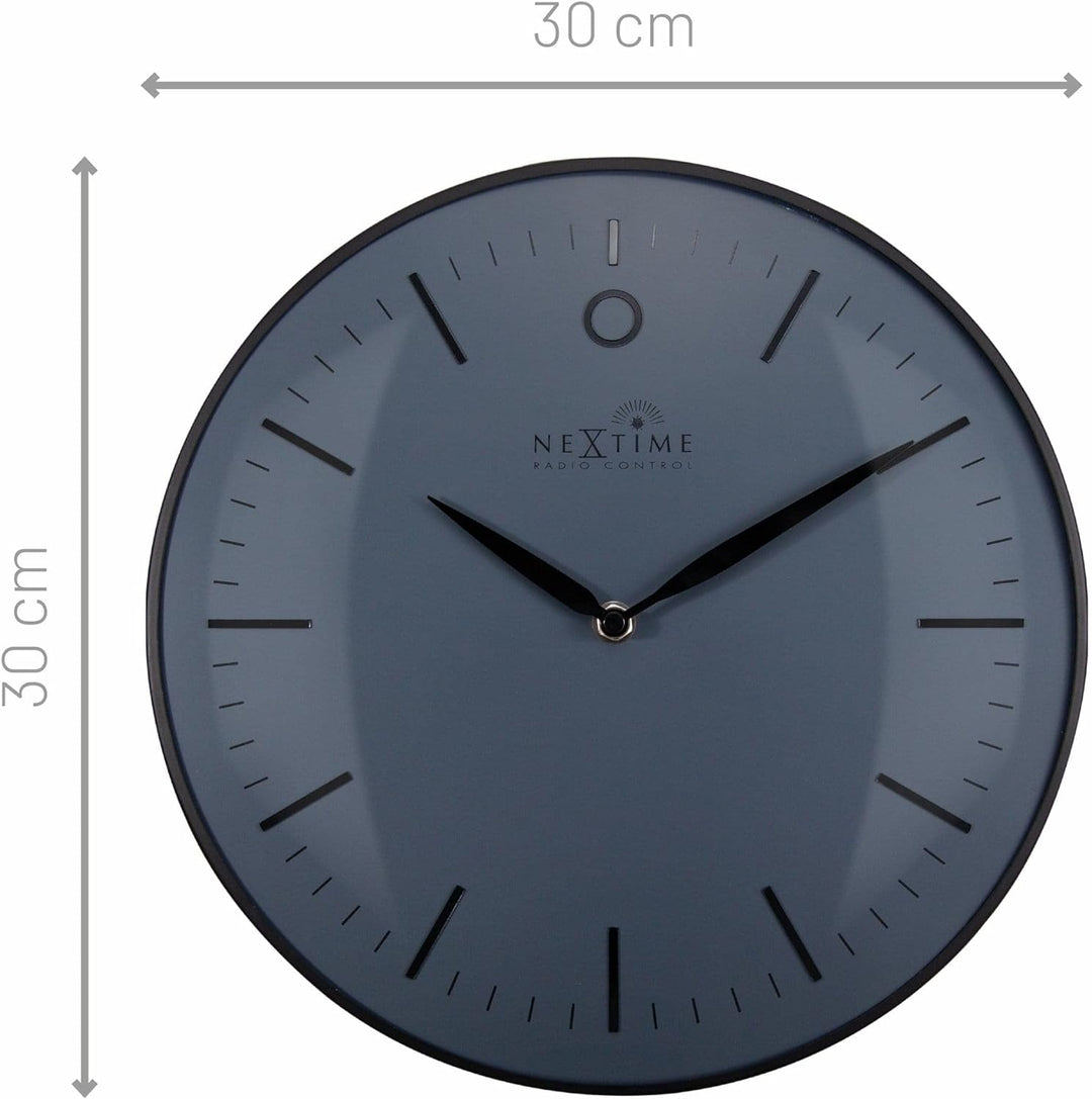 NeXtime 2790 Retro Uhr Aluminium grau