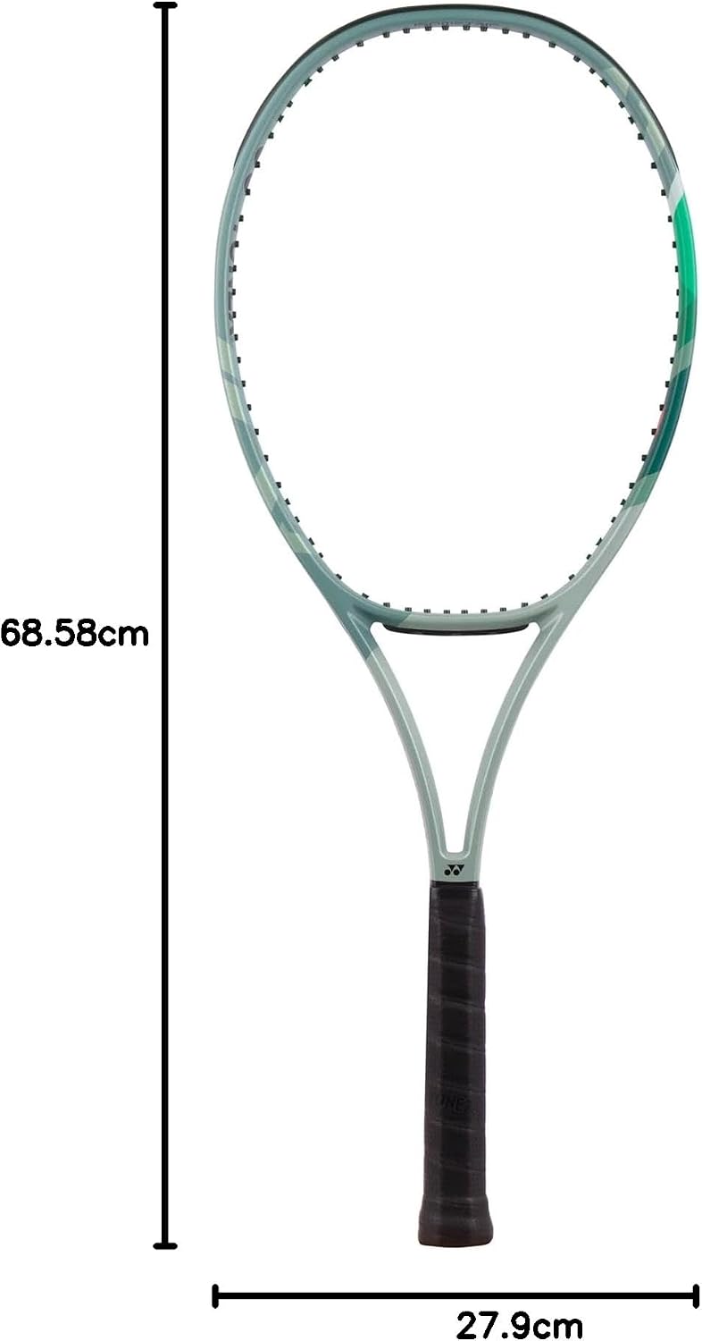 YONEX 23 Percept 100 (280 g) unbesaitet 280 g Tennisschläger Wettkampfschläger Hellgrün – Dunkelgrün
