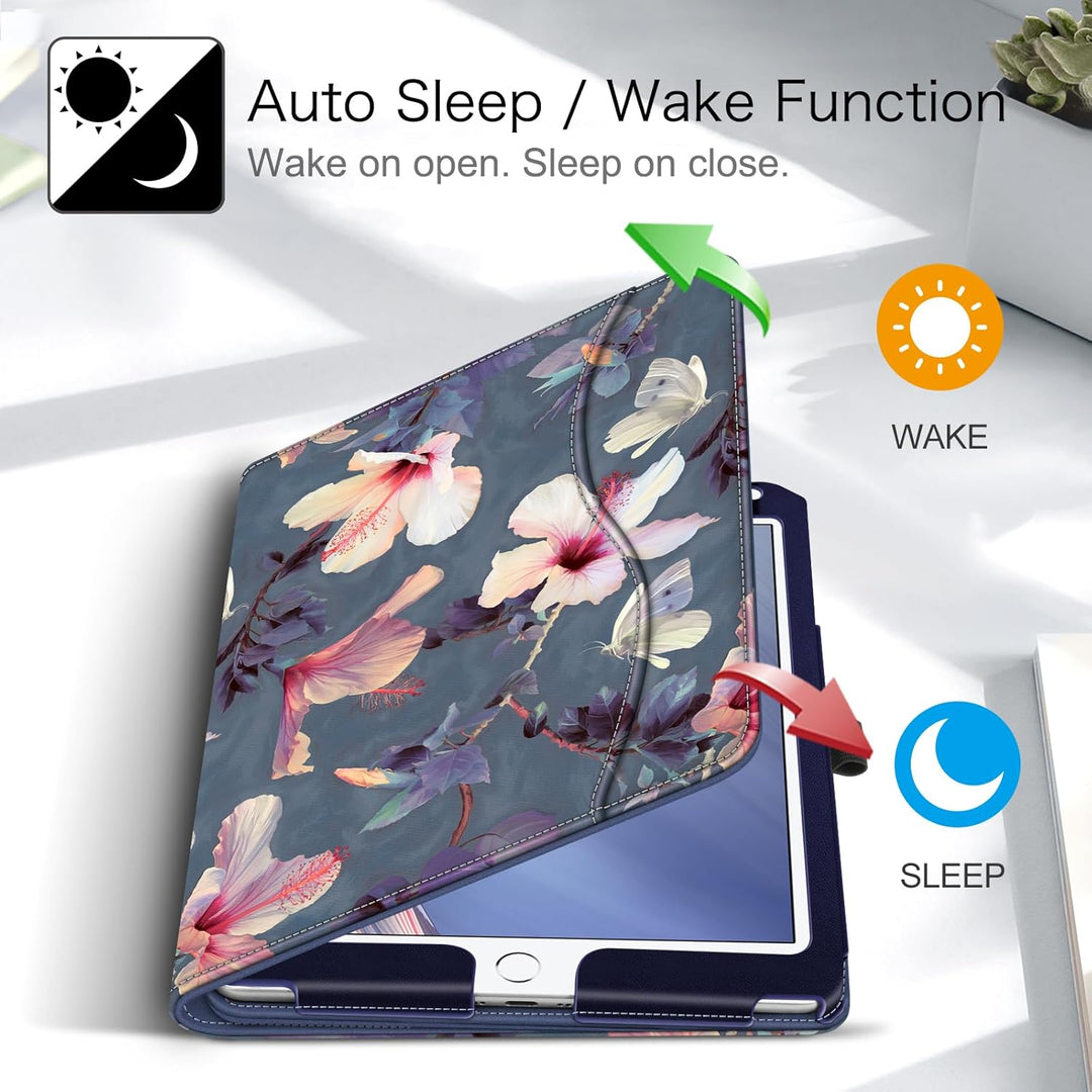 Fintie Hülle für iPad 9.7 Zoll 2018 2017 / iPad Air 2 / iPad Air - [Eckenschutz] Multi-Winkel Betrac