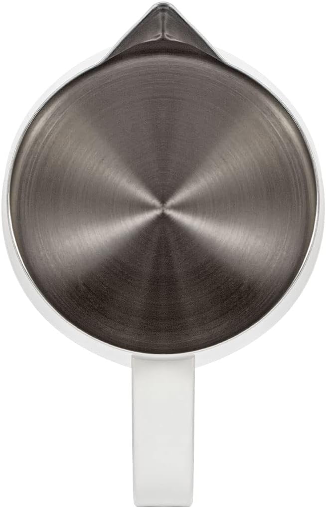 Milchaufschäumkrug, 600 ml Edelstahl, Espresso-Dampfkrug, Kaffee, Cappuccino, Barista, Dampfkrug, Mi